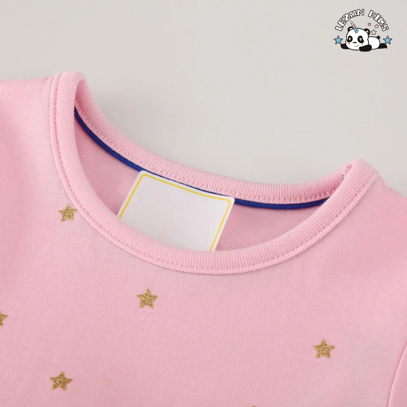 LEZONKIDS - 2024 Customization Dress Girls Dress Comfortable Colorful Cartoon Girls Dress for Kids